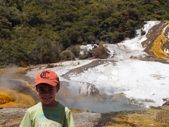 Titouan à Orakei korako